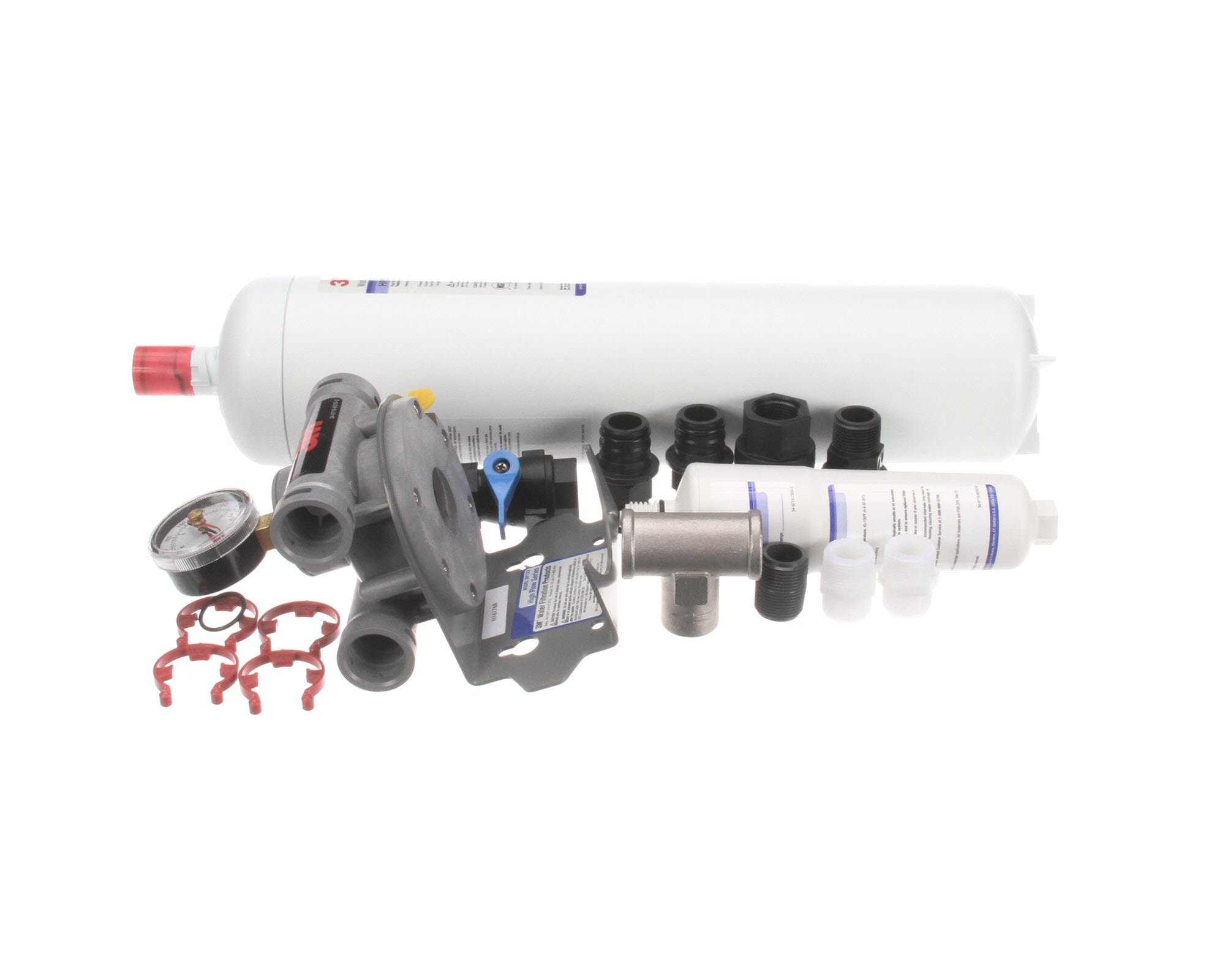 3M 56243-01 Dual Port Water Filtration System, 0.2 Micron Rating and 5.0 GPM, 36