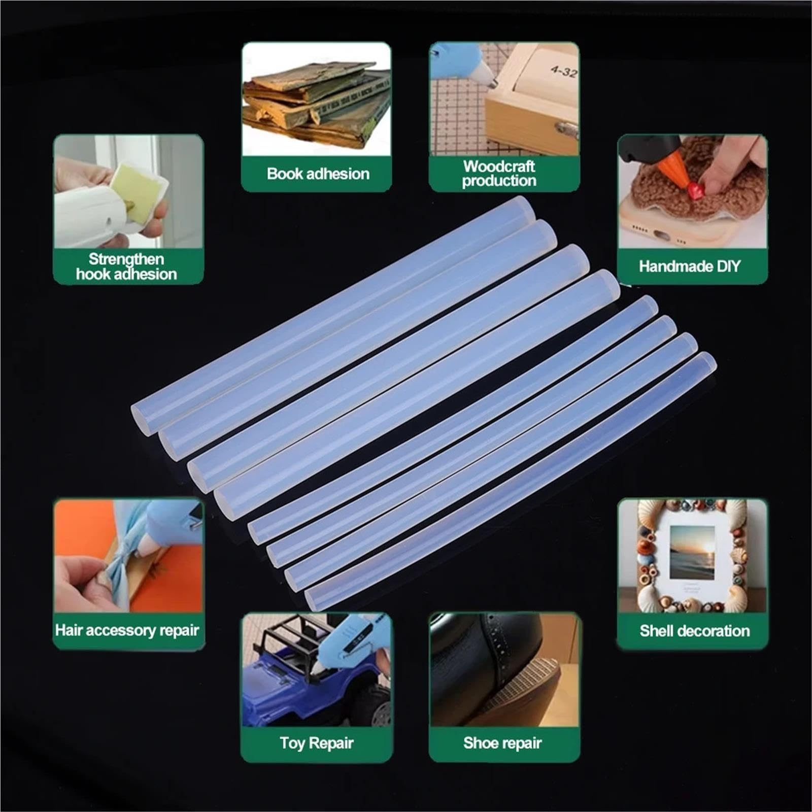 20-5PCS Mini Barra De Pegamento Termofusible