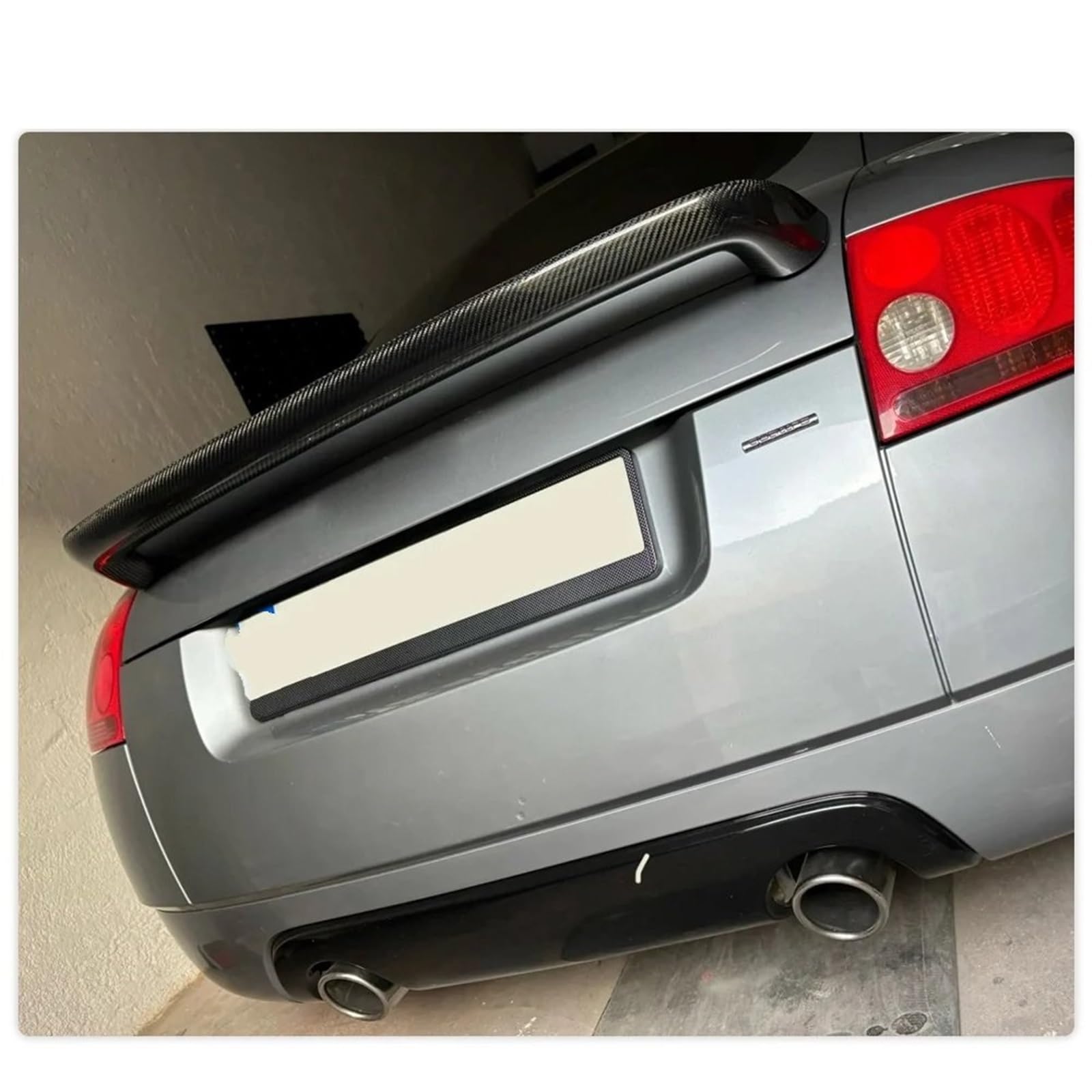 Aileron Arrière Noir Mat Pour Audi TT Mk1 (1998-2006) - En Fibre De Verre, Fixation Adhésive, Style Highkick - 7