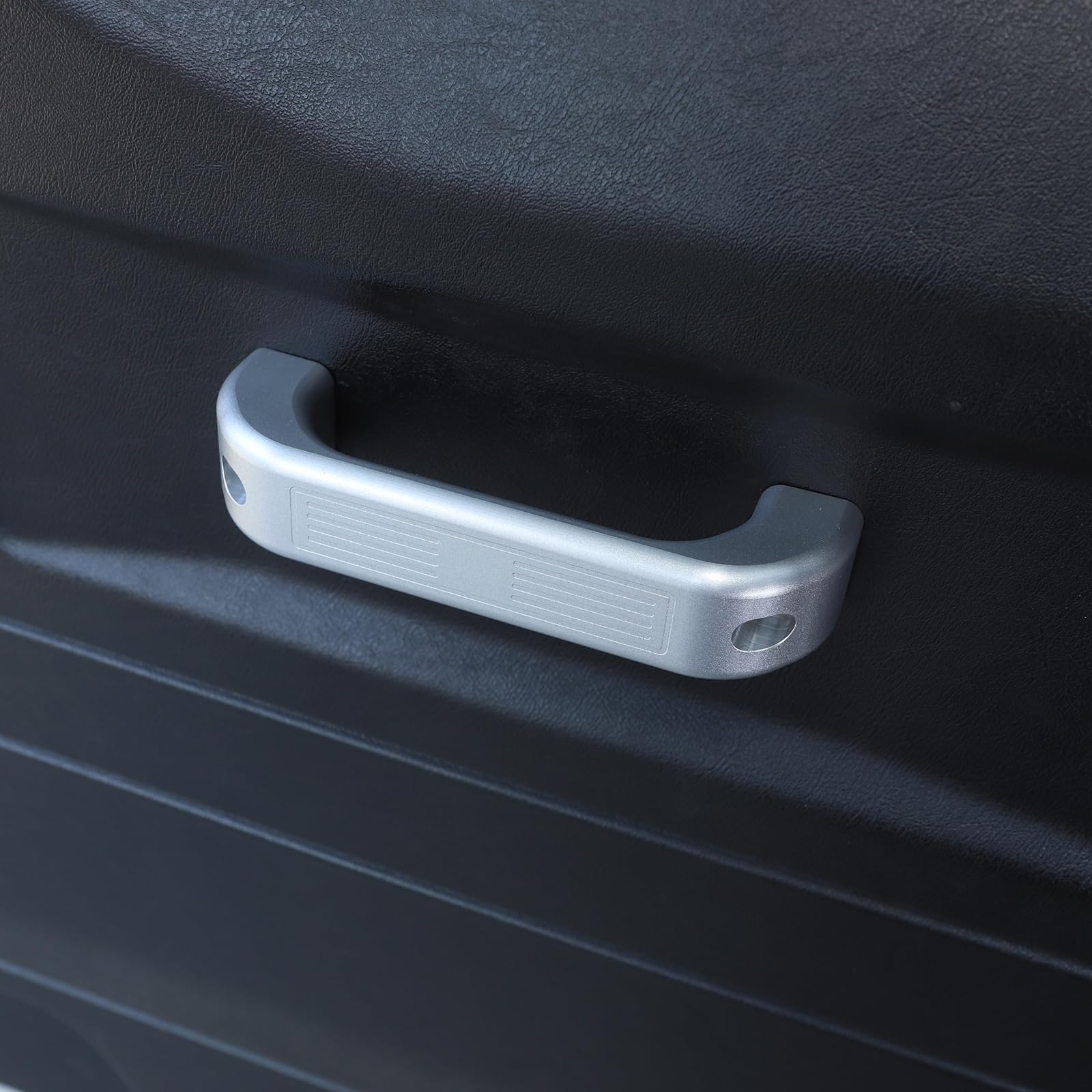 Poignée de porte intérieure en alliage d'aluminium pour Land Rover Defender 110 90 130 (Style B) Argenté