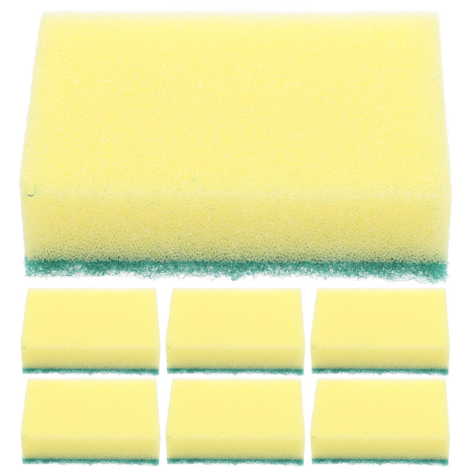 Didiseaon Esponjas para Fregar Platos de Cocina Multifuncionales, Paquete de 100 Unidades, Esponja Ligera de Limpieza para Ollas y Sartenes