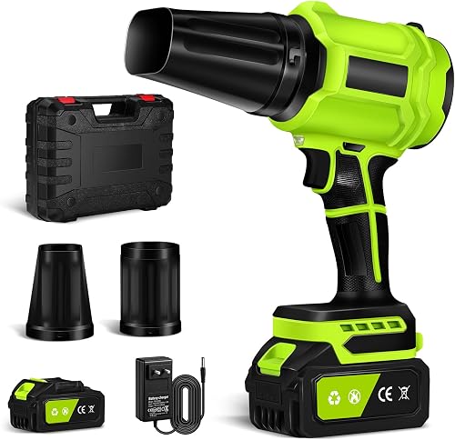 Souffleur de Feuilles sans Fil avec 1 Batteries 4,0 Ah e JUOIFIP