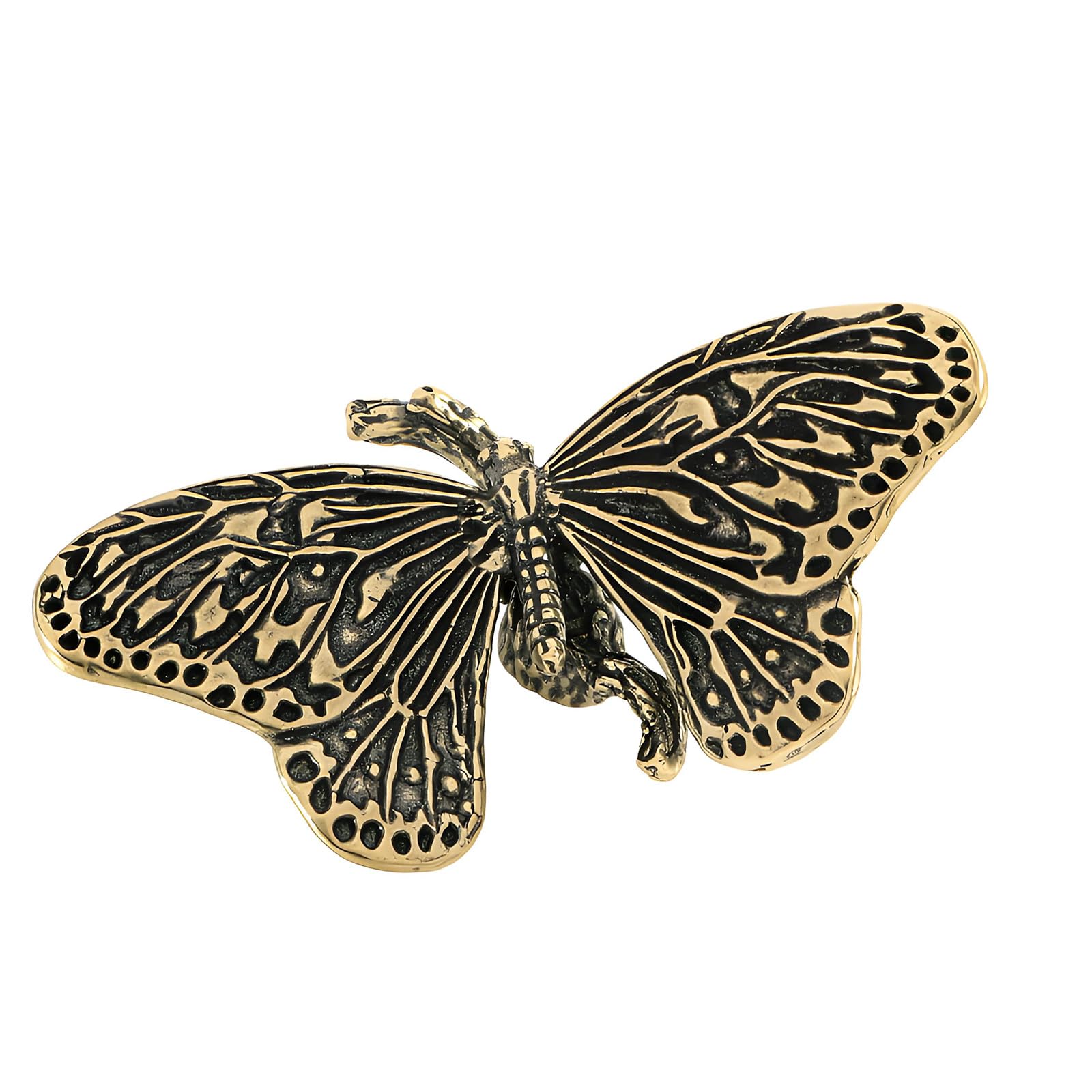 Kaeltsyn Aged Color Metal Butterfly Drawer Handles Decorative Furniture Pulls Dresser Knobs For Modern Furniture Wardrobes & Nightstands Bronze Butterfly Drawer Pull