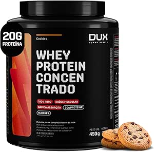 Whey Protein Concentrado Cookies Pote 450g