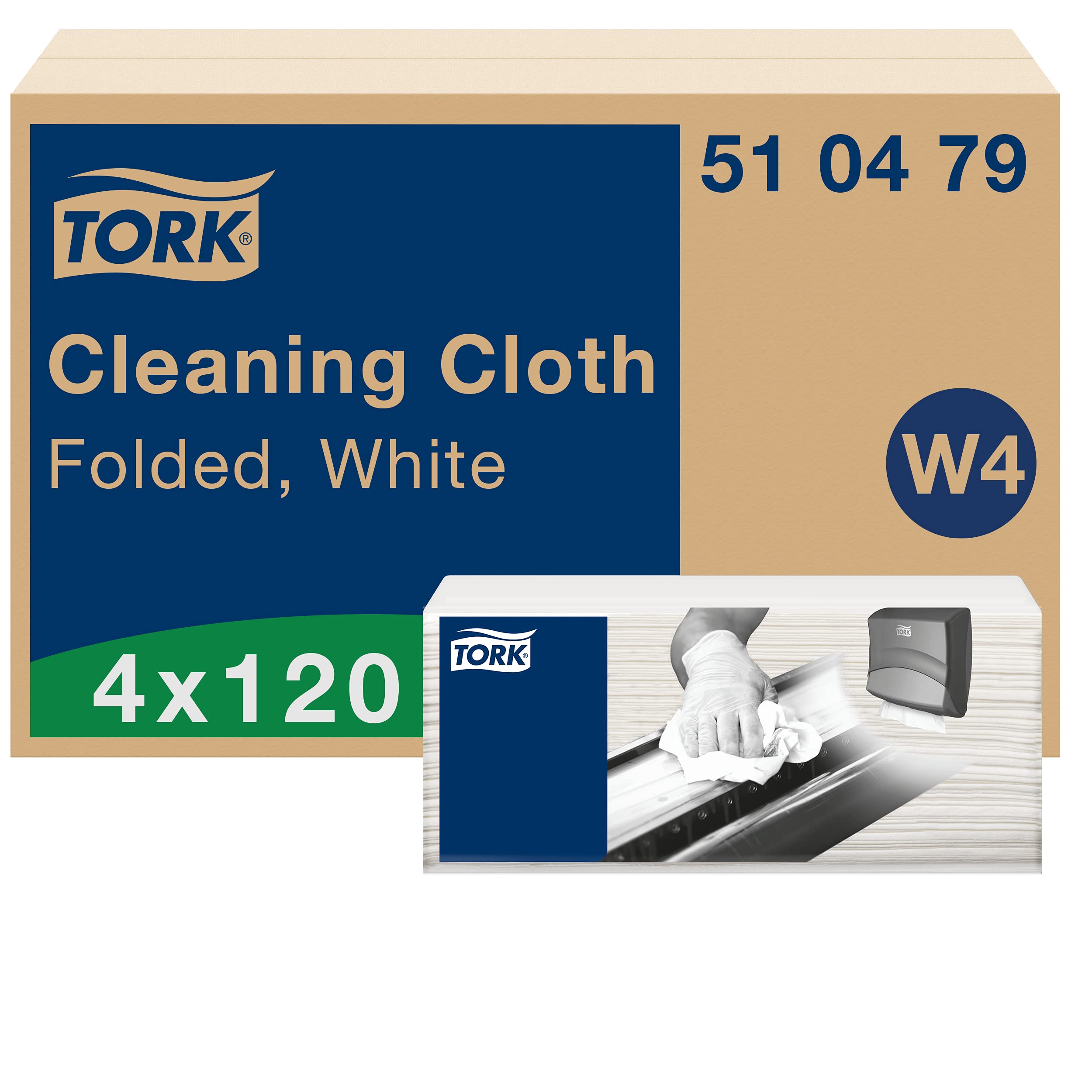 Tork 510479 Cleaning Tissue 1-ply Soft Absorbent Sustainable Low CO2