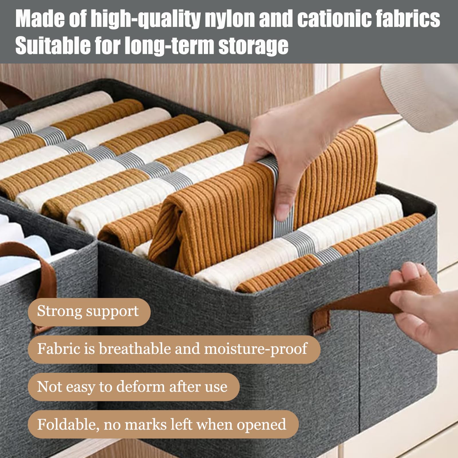 Multifunctional Folding Wardrobe Cation , Pickelect Storage Boxes