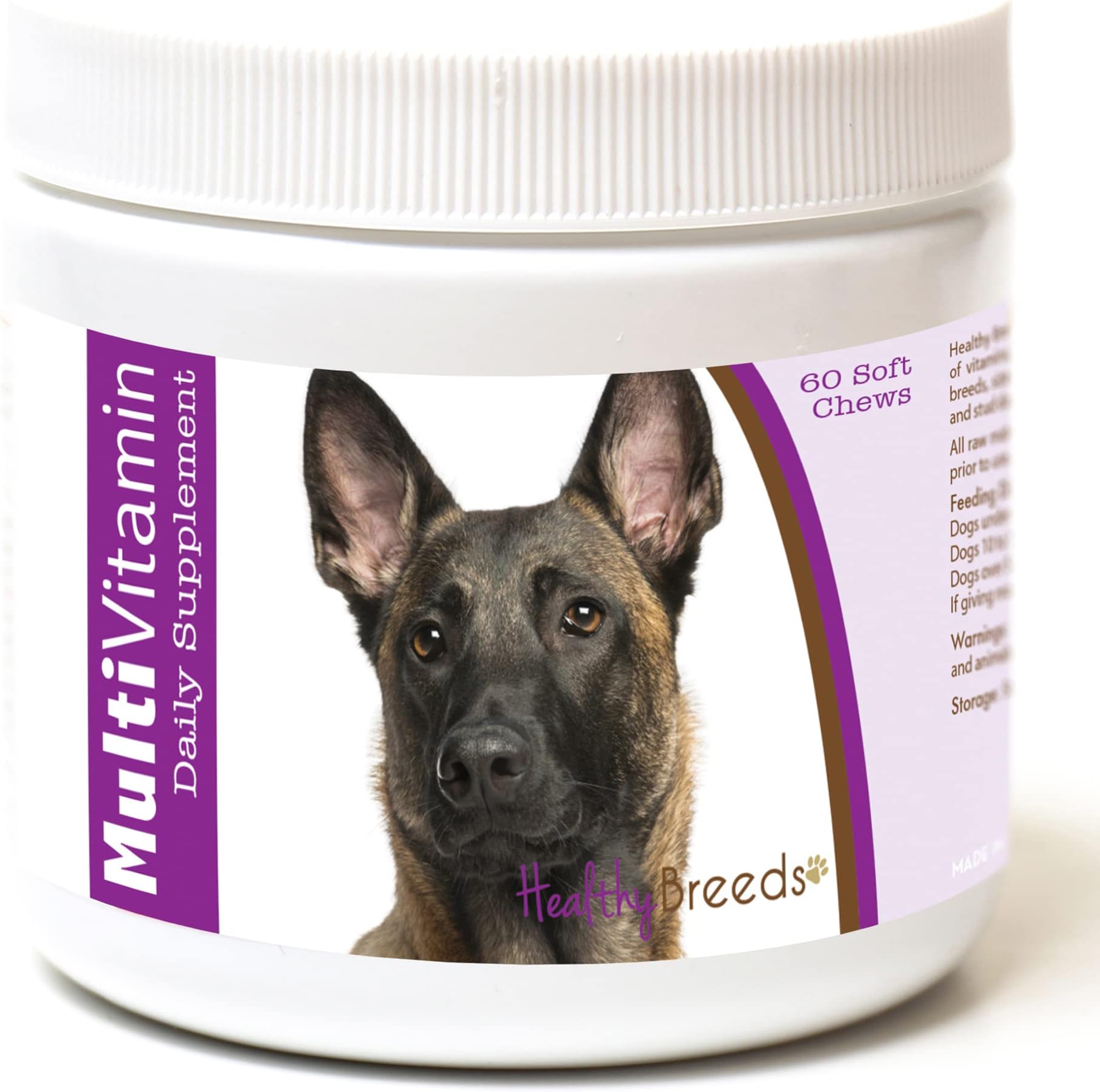Healthy Breeds Belgian Malinois Multi-Vitamin Soft Chews 60 Count