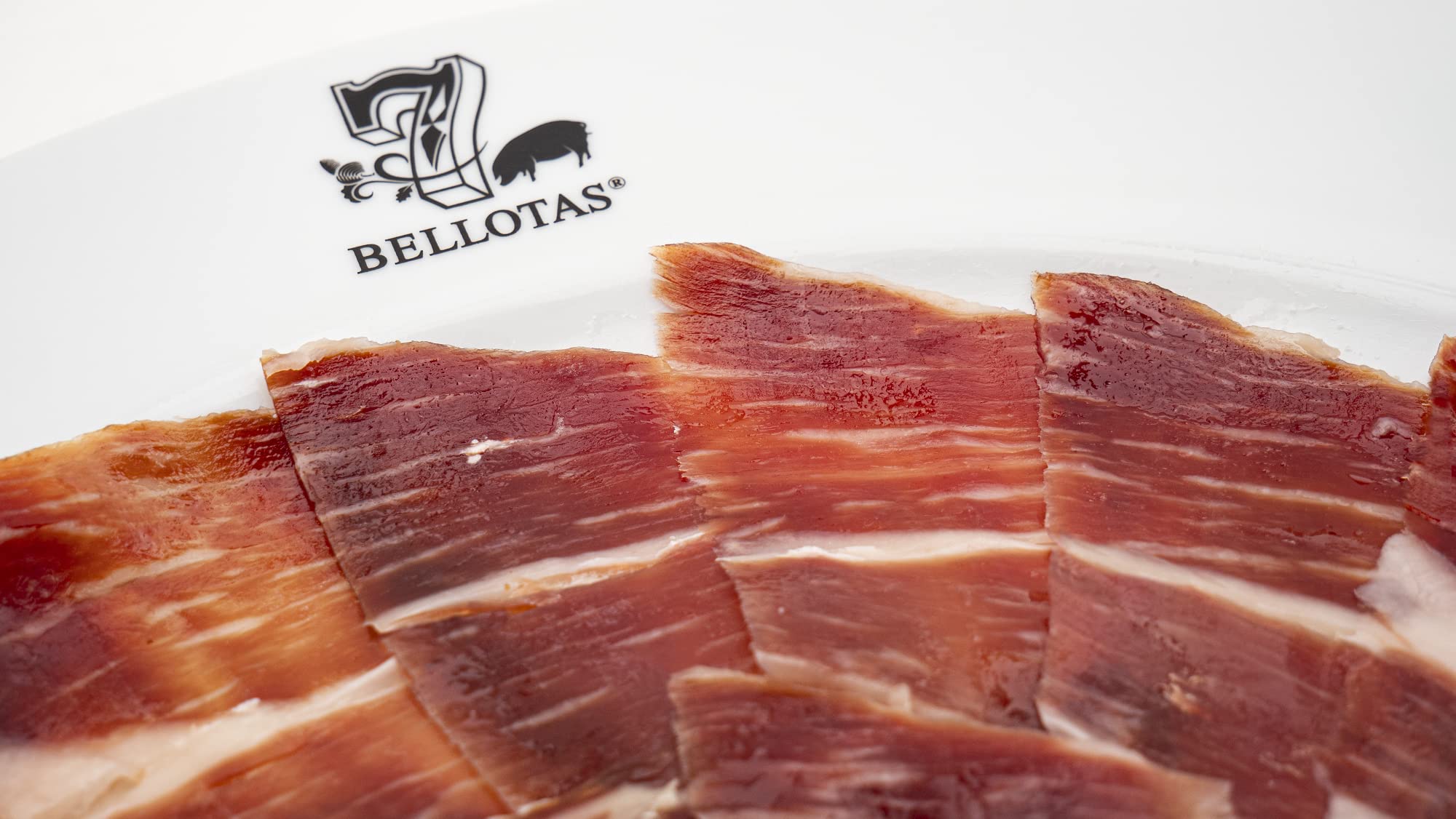 7B PREMIUM Iberischer Schinken PATA NEGRA | Spanischer Schinken 50% IBERICO Rasse Feldköderschinken JAMON aus PATA NEGRA 36 Monate