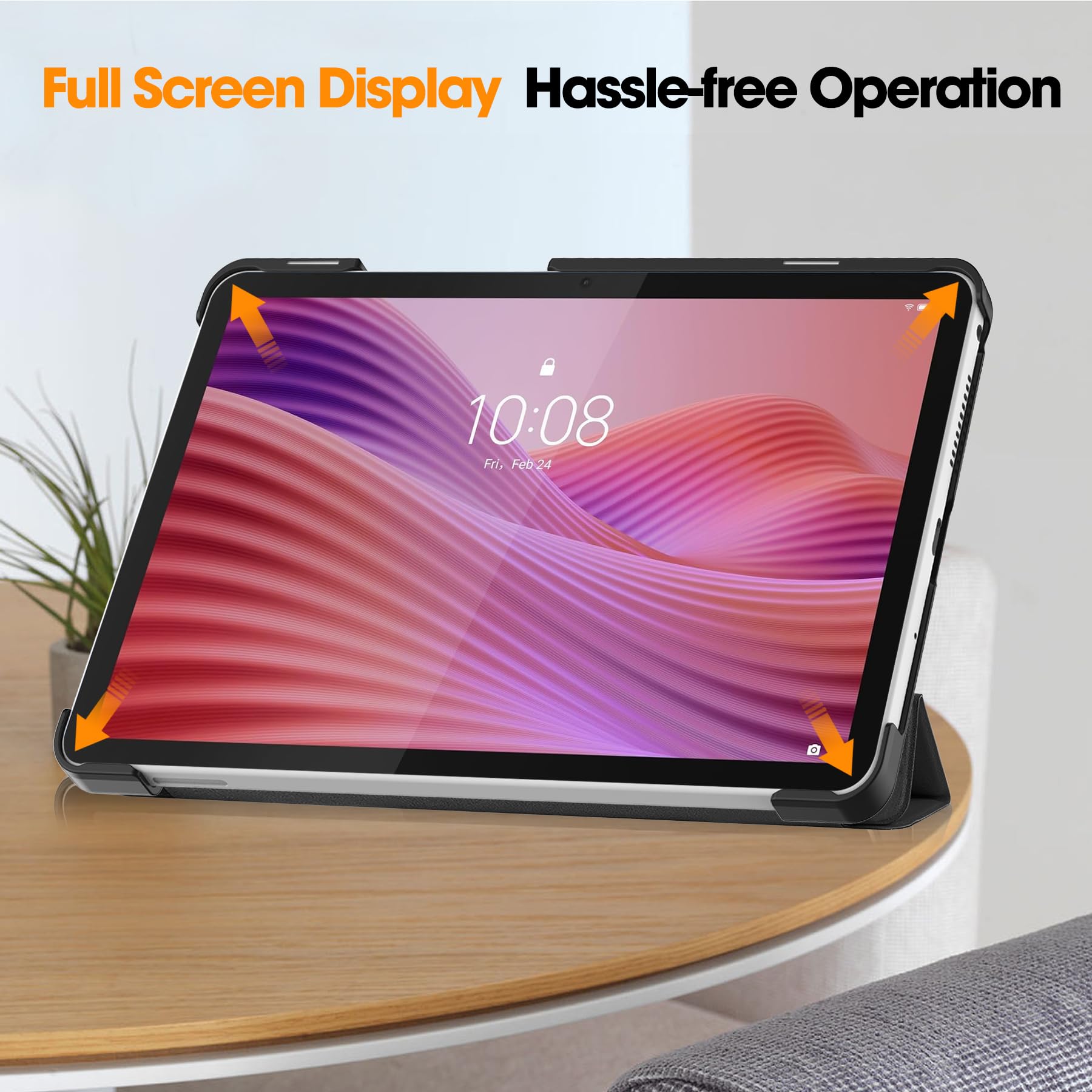 Housse De Protection Pour Lenovo Tab One / Tab K9 8.7 Pouces (2025) – Support Ajustable Et Microfibre - 11