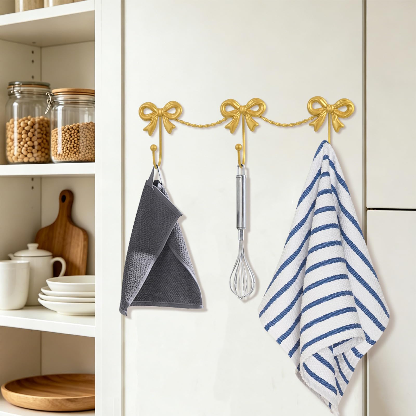 Ganci da parete decorativi dorati per appendere oggetti
