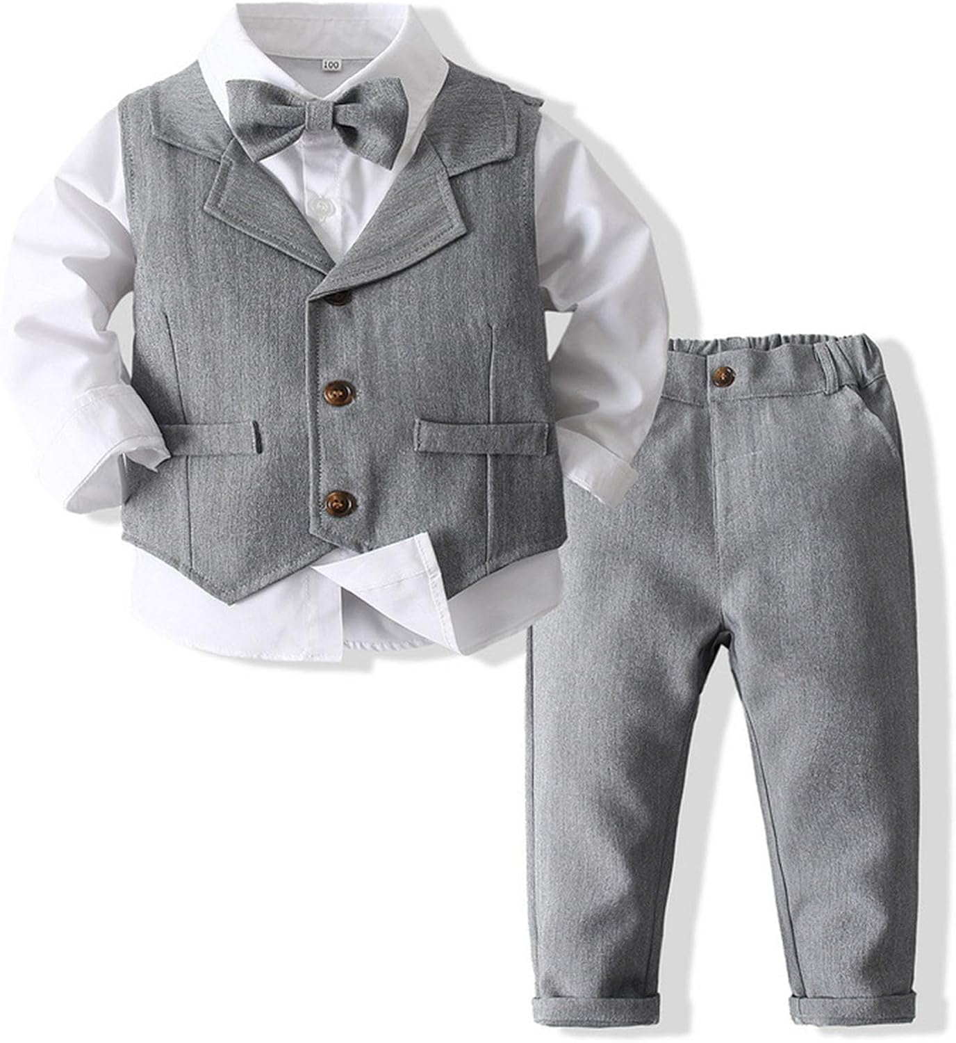 Tenue Complète Little Me Pour Bébé 9 Mois - Avec Nœud Papillon, Gilet Et Chapeau - Neuf Avec étiquettes