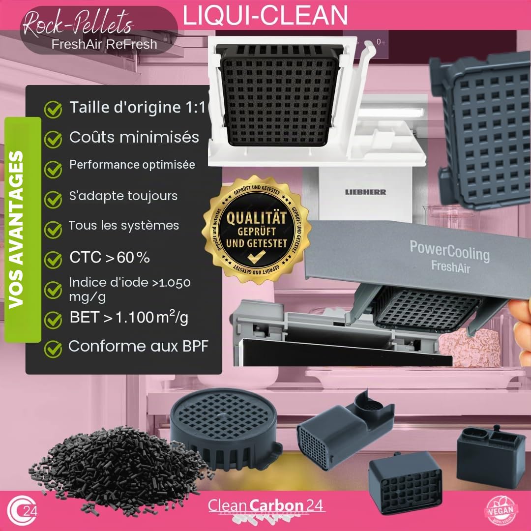 2,5 litres Pellets de Charbon Actif Micro de Charbon de Pierre Ø1,5 mm (2,5L | 1,25Kg)