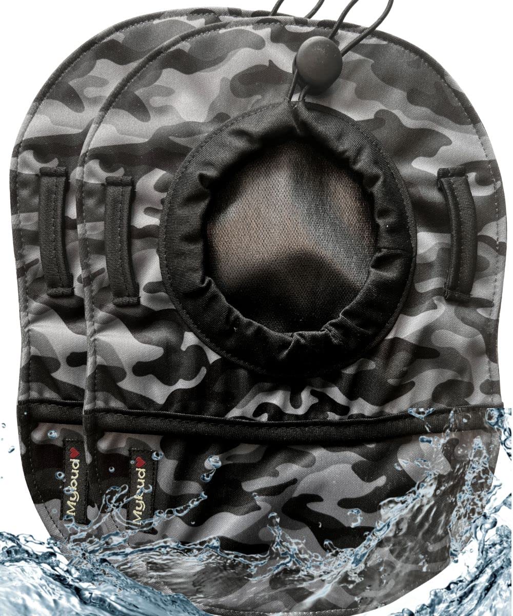 Ostomy Bag Covers for Men and Women | Waterproof Colostomy Bags Protector | Adjustable Flange Opening | Reusable Stoma Pouch Cover | Ileostomy Ostomy Supplies | 2 Pieces | M01 | Support Garment