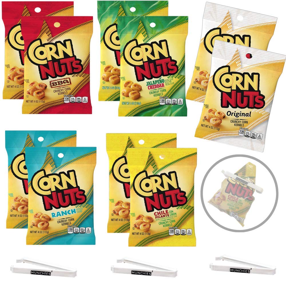 Buy Munchie Box Corn Nuts Variety Pack 4oz Size Pack of 10 2 of Each