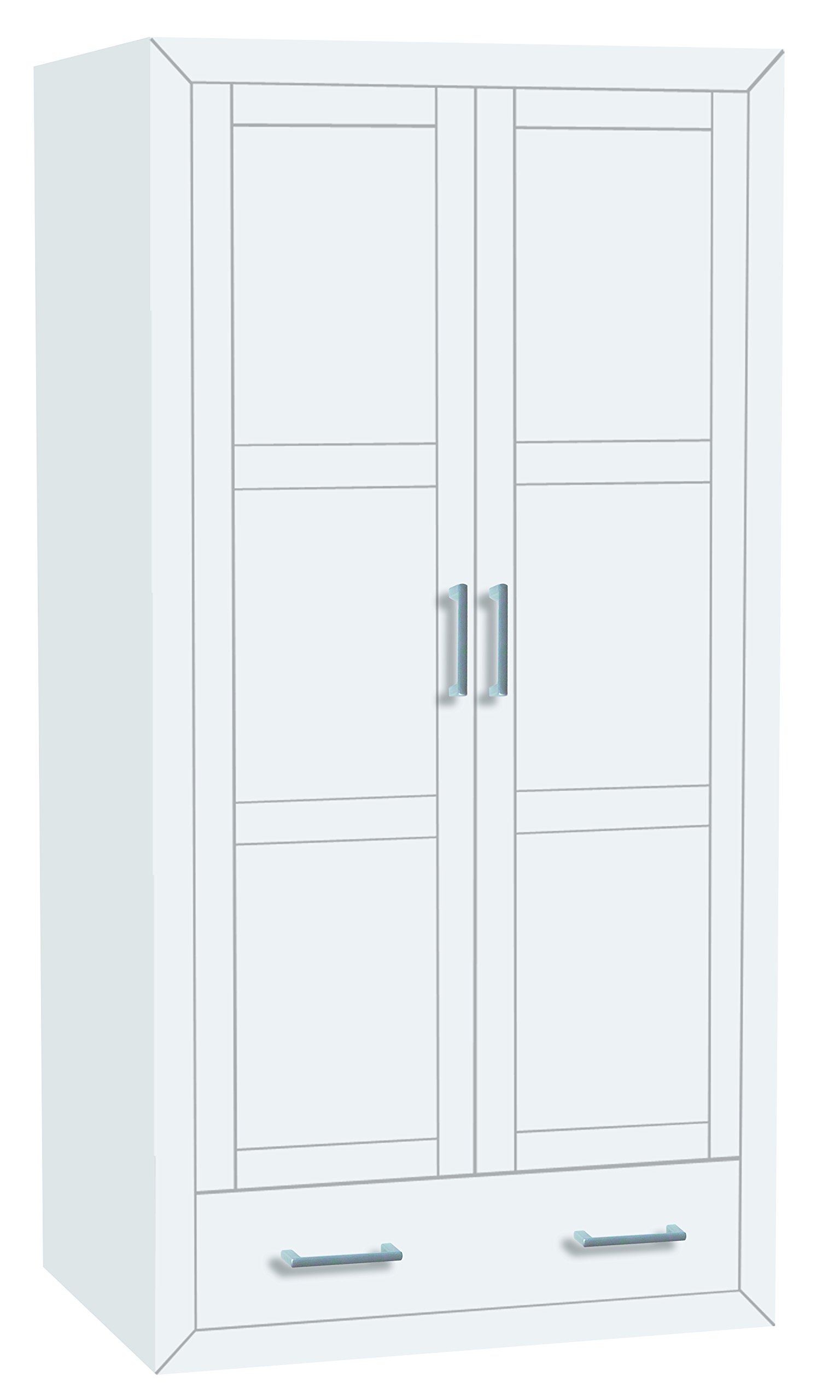 Cabecero Cama Madera Pino Macizo MDF Serie Kalpe 90 cm Blanco Lacado