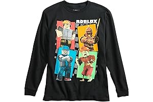 Games-Themed Boys' Long Sleeve T-Shirts; Roblox