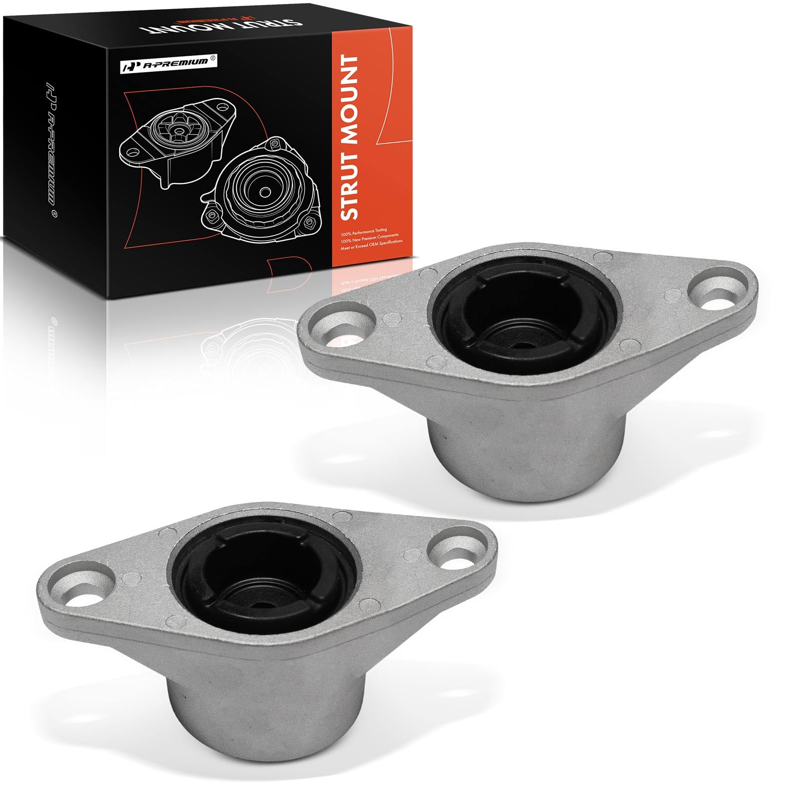 A-Premium Rear Suspension Strut Mounts Compatible with Hyundai Elantra 2007-2012, 2-PC Set