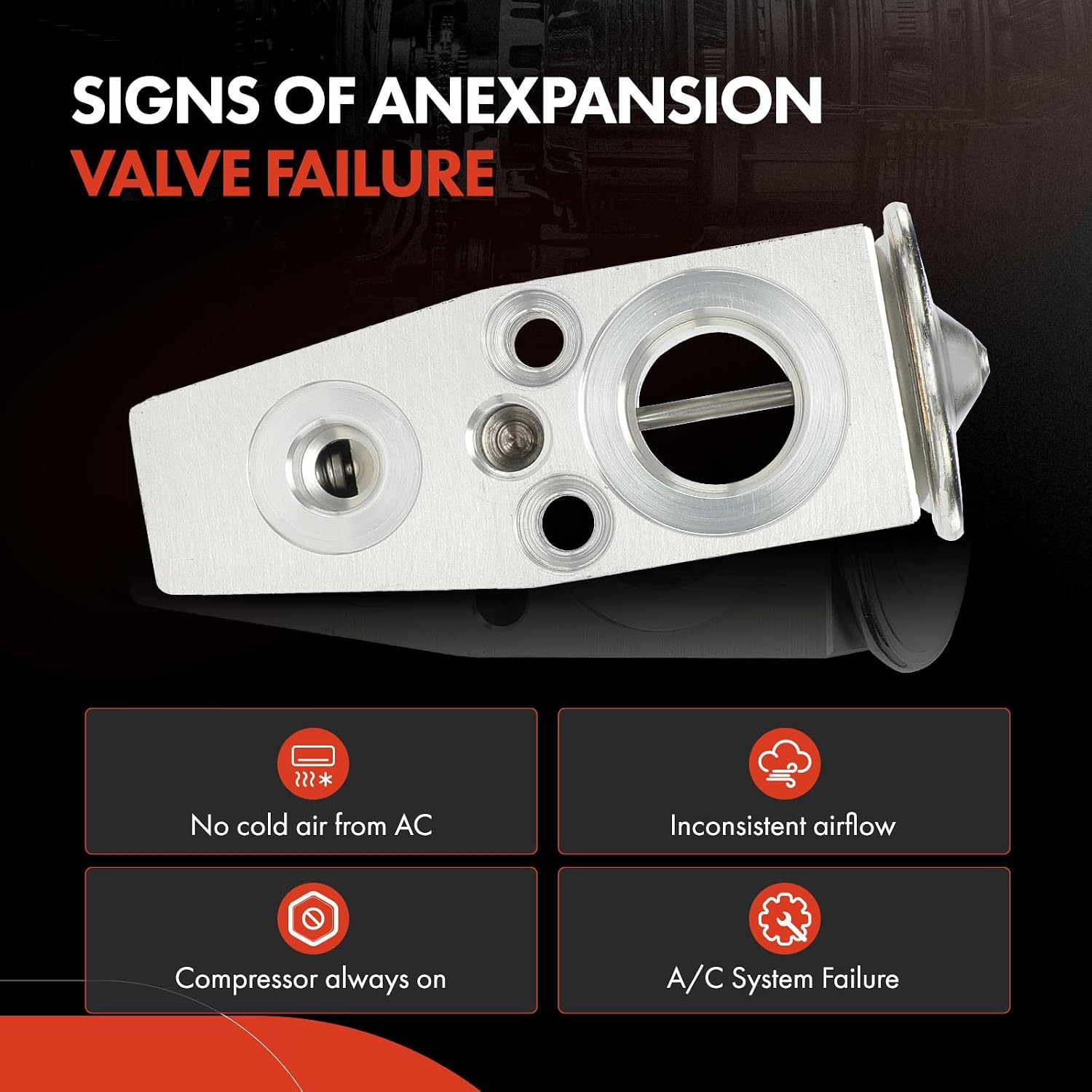 A-Premium AC Expansion Valve Compatible with Ford Escape 2017-2019 & Lincoln MKC 2017-2019