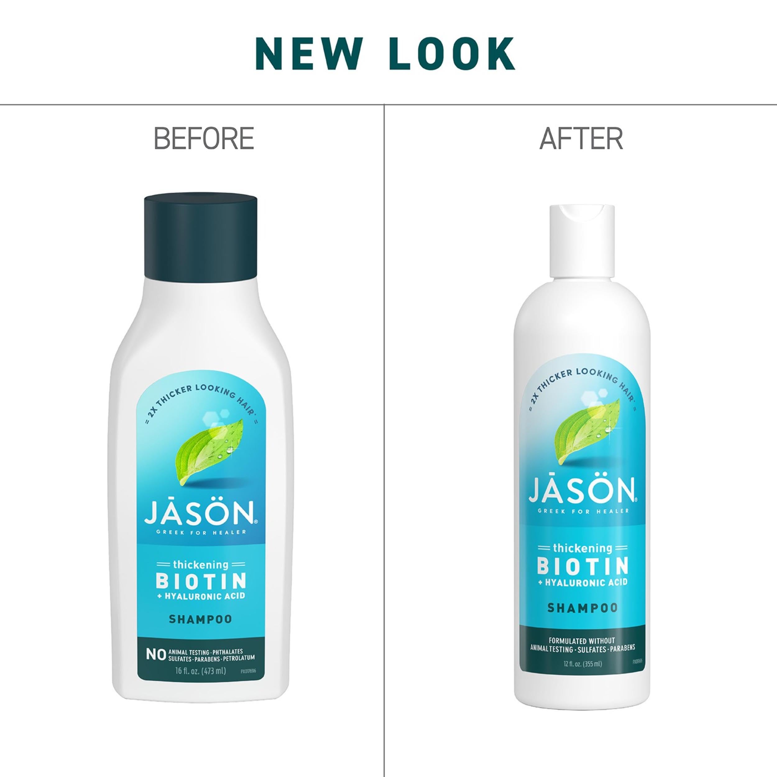 JASON Thickening Biotin Shampoo, 12 Fl Oz (Pack of 6) | Grocery
