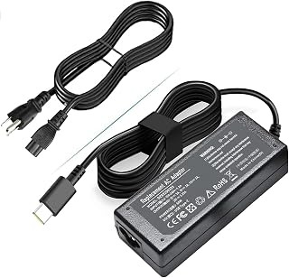 Universal 65W 45W USB C Laptop Charger for Lenovo Thinkpad/Yoga/Chromebook ADLX65YDC2A for HP Elitebook Spectre Chromebook x360,Elite x2 for Dell Chromebook Latitude xps 13 Series AC Adapter