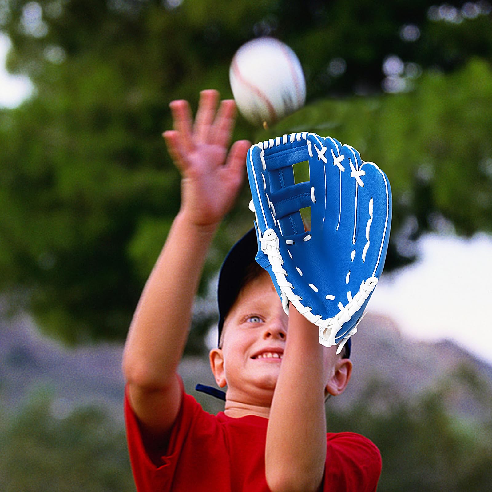 Guantes De Beisbol Guante de béisbol for deportes al aire libre, equipo de práctica de Softbol, ​​tamaño 10,5/11,5/12,5, mano izquierda for adultos, hombres, mujeres, niños, entrenamiento Guantes De B