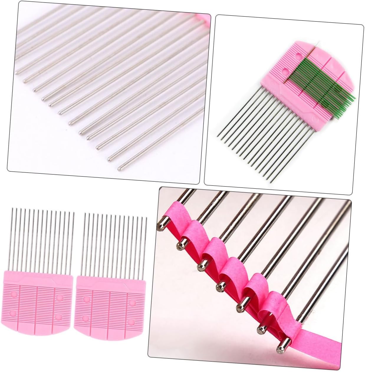 SHINEOFI 2pcs Quilling Comb Tool Durable and Paper Craft Tool for DIY Quilling Projects Lightweight and Easy to Use for Creative Patterns and Art Crafts