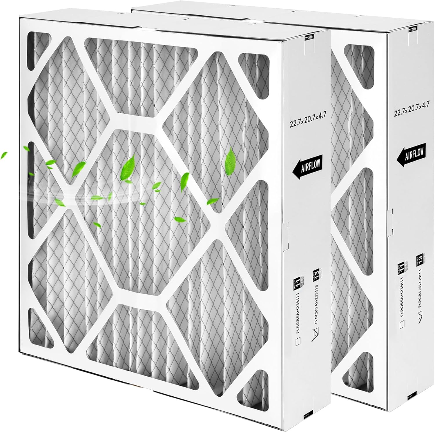 2 Packs,Upgrade FLRQB5AH23M11 Merv 13 22.7"x20"x4.70" Air Filter Compatible with Trane FLRQB5AH23M11 and Envirowise 22.7 x 20.7 x 4.7 Air Filter,FLRQB5AH23M11 Merv 13 Filter