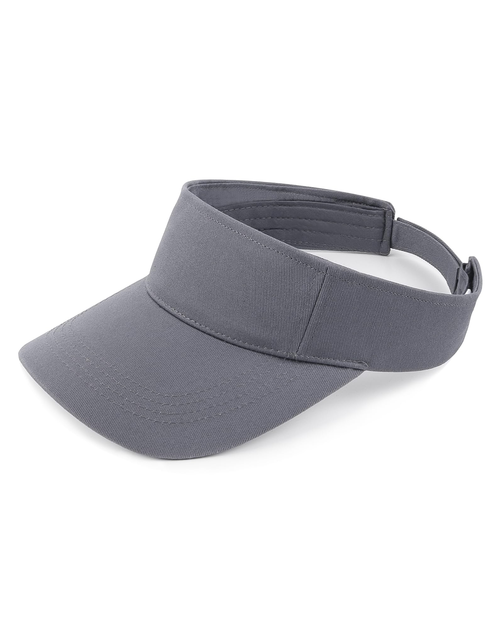 ylioo XXL Cotton Sun Visor, Adjustable Sports Cap for Big Heads