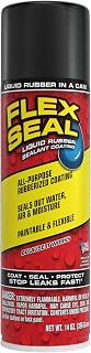 Flex Seal Black 14 oz Spray: Instant Leak Stopper, Waterproof Rubber Coating for Roofs, Gutters, RVs, Windows & More