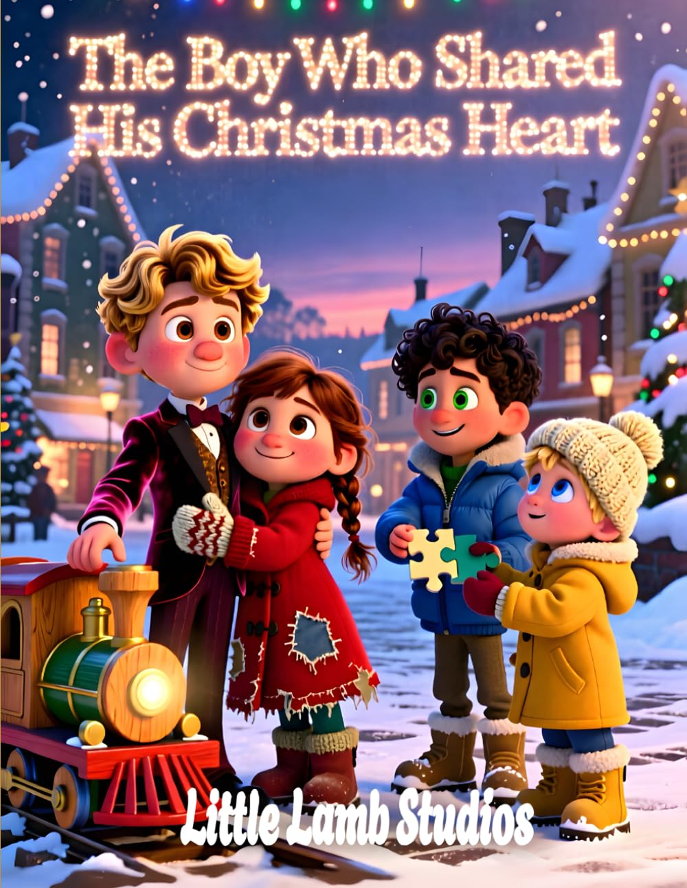 The Boy Who Shared His Christmas Heart: A Festive Holiday Tale for Kids Teaching Kindness, Giving, and the True Spirit of Christmas (Little Lamb Holiday Blessings Series)