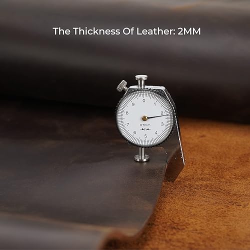 Miniatura 9 de Polare - Protector de escritorio de cuero de grano completo de 0.079 in de grosor, 31.5 x 15.7 pulgadas, alfombrillas de escritorio para teclado y