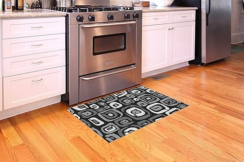 Miniatura 3 de Bungalow Flooring Interstellar FlorArt - Tapete de cocina, 2 x 3 pies, fabricado en Estados Unidos, lavable a máquina, resistente al agua y a las