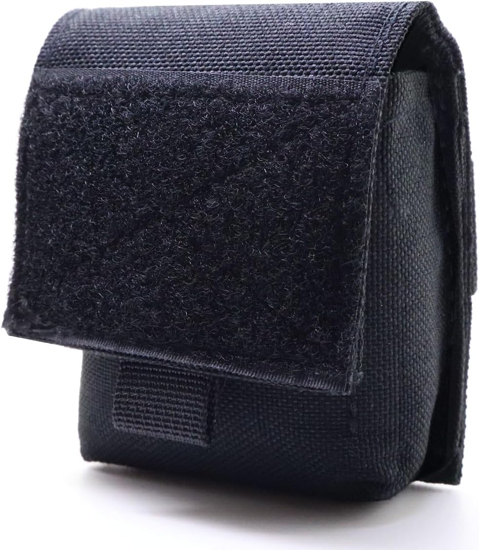 Small MOLLE Pouch Waist Pack Bag EDC Organiser Medic Admin Tool Bag Airsoft Military Army Utility Belt Backpack Vest Pouch Camo MTP (Black)