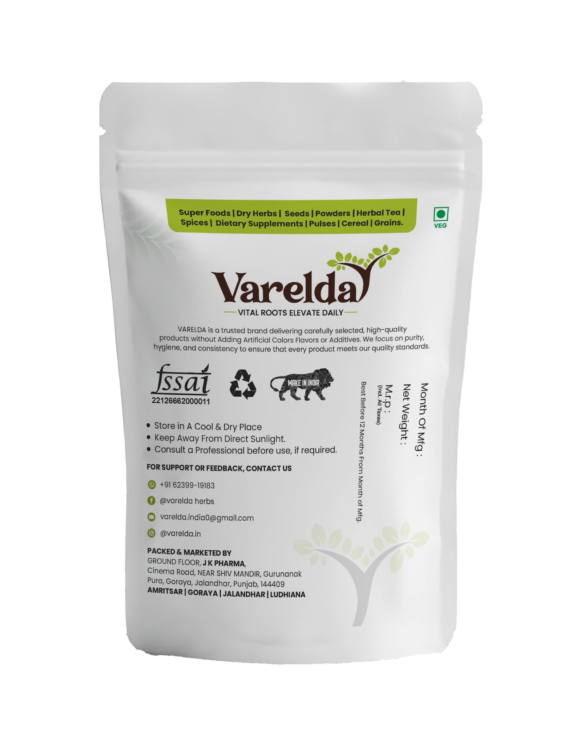 VARELDA Choti Pipli Powder - Pipal ChotiPowder - Piper Longum (250 Grams) — Amazon image 2
