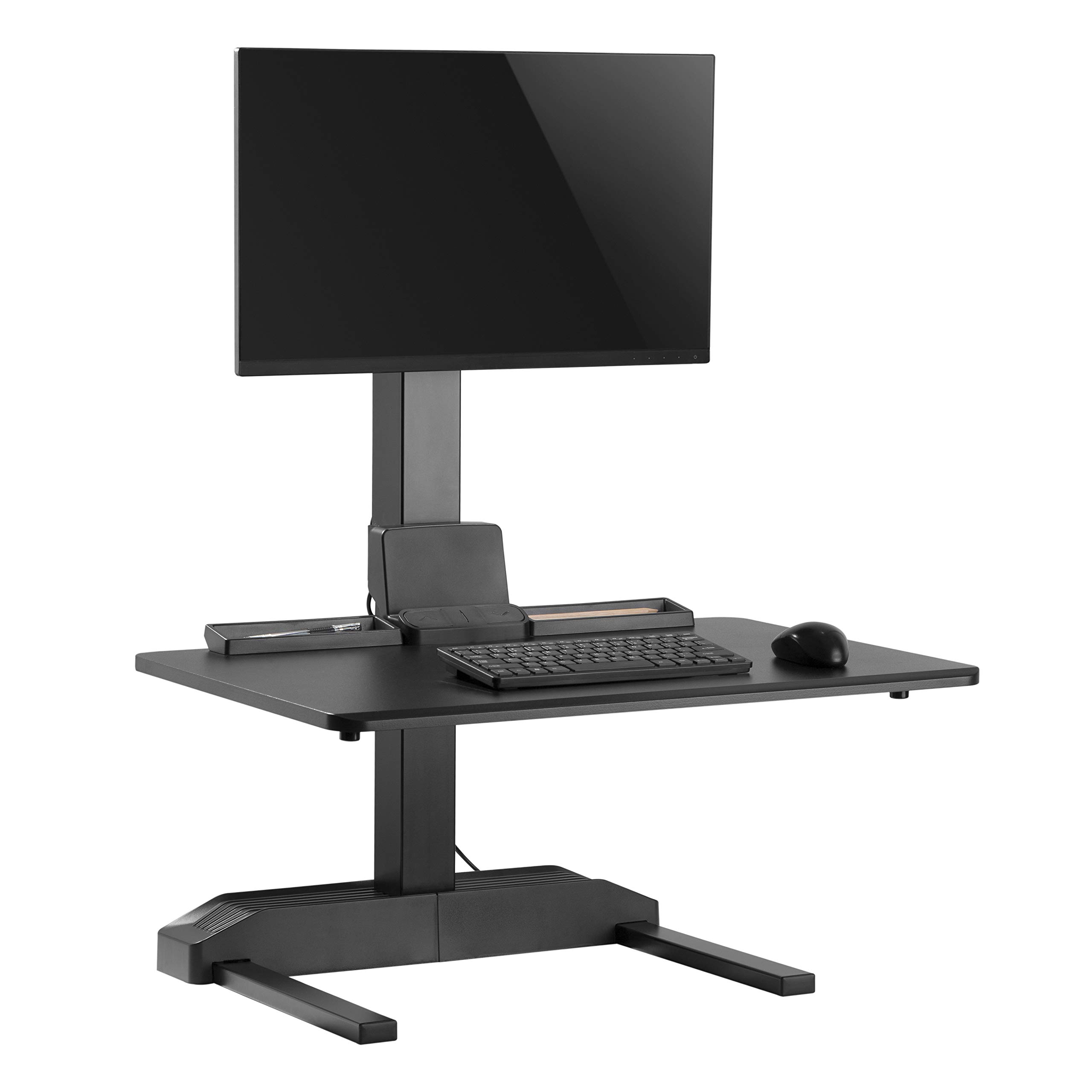 Rife Single 32" Monitor Mountable Electric Standing Desk with 28"x 18.9
