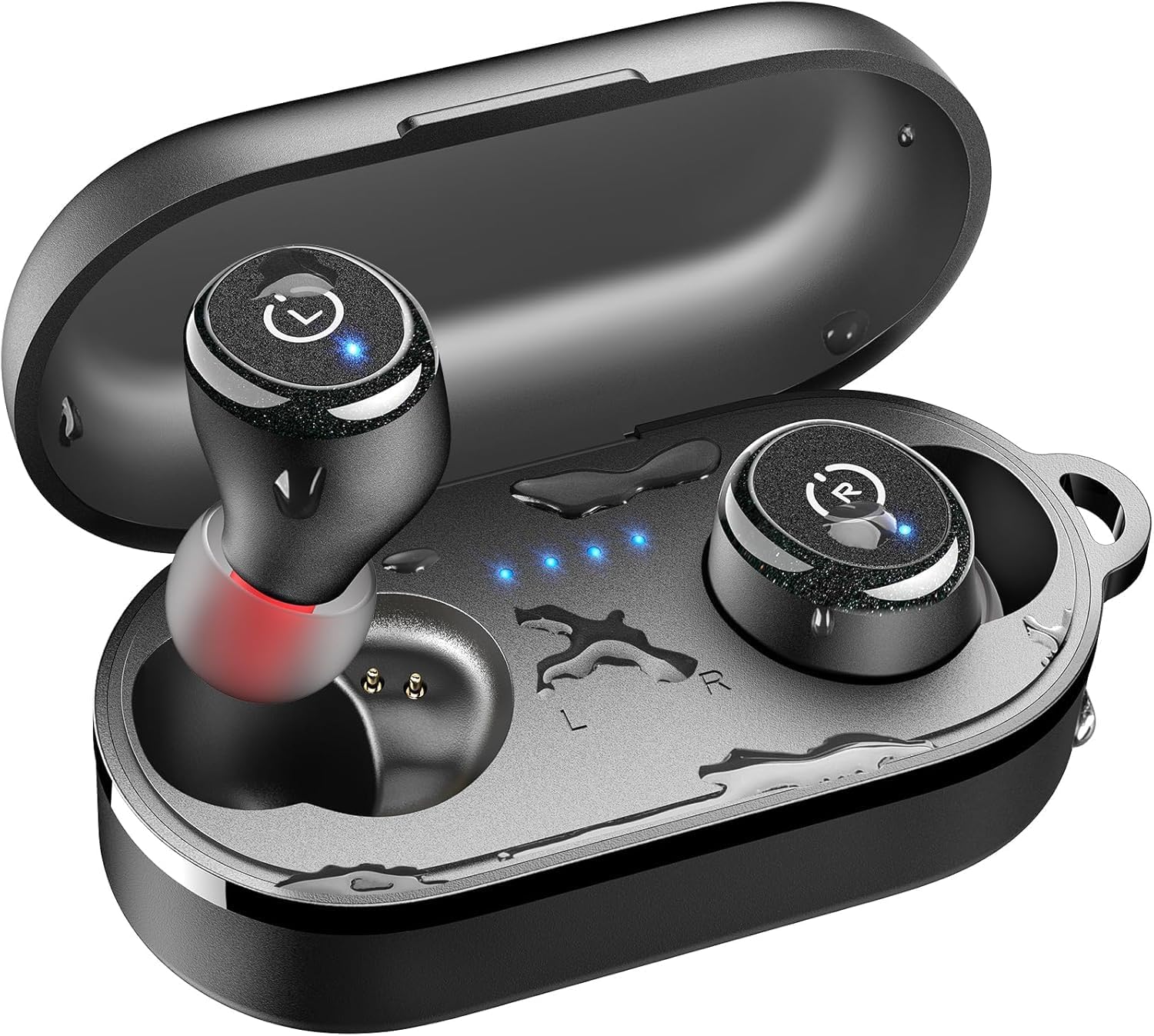 TOZO T10 Bluetooth 5.3 Wireless Earbuds with Wireless Charging Case IPX8 Waterproof Stereo Headphone… TOZO T10 Bluetooth 5.3 Wireless Earbuds with Wireless Charging Case IPX8 Waterproof Stereo Headphone…