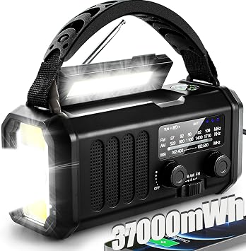 Emergency Weather Radio with NOAA Alert, Portable Solar Hand Crank AM/FM