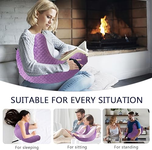 Miniatura 5 de Almohada poscirugía de hombro, almohada de puño rotador, almohada de hombro para dolor de hombro para dormir de lado, almohada de brazo para adultos