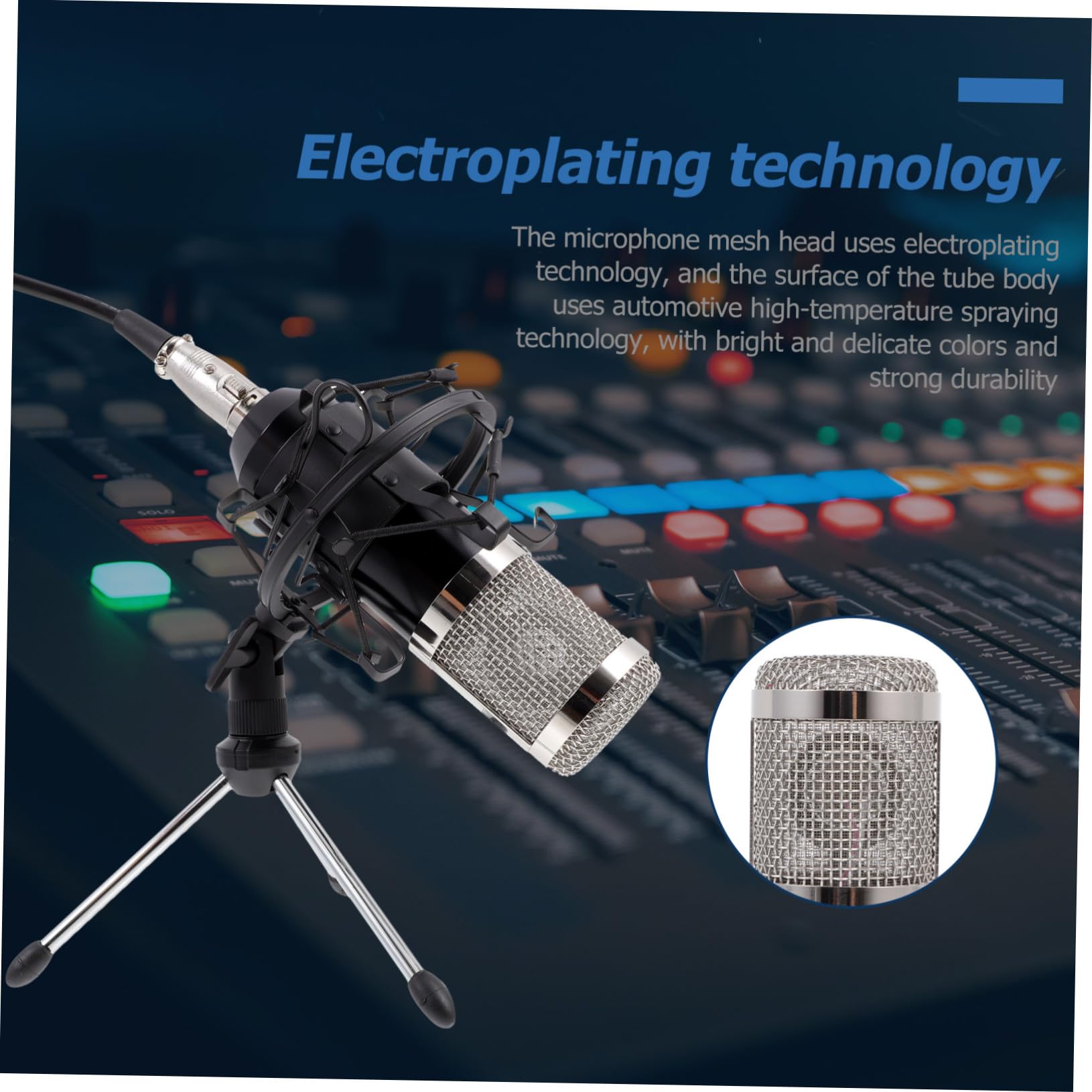 Microfono Condensatore con Cavo per Registrazione e Conferenze Set Microfono Filo Professionale per Casa Voce Chiara e Uso Versatile