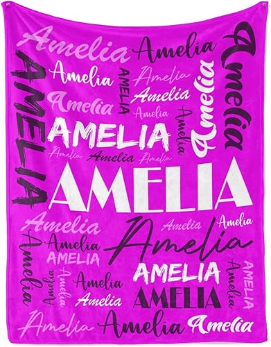 Miniatura 9 de Dr.TOUGH Mantas y mantas personalizadas con nombre, manta personalizada con nombre, manta personalizada para niños y adultos, manta de franela