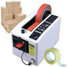 Automatic Tape Dispenser, Portable Water Activated Tape Dispenser Package Tape Dispenser 5-999mm Cutting Length 7-50mm Cutting Width, For Home Office