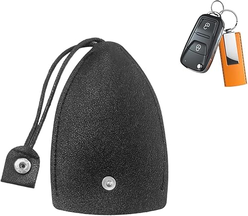 Funda para llaves de automóvil, bonita funda extraíble para llavero, de piel sintética, soporte protector de gran capacidad, accesorios universales