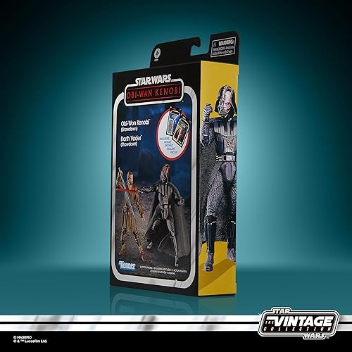 Miniatura 22 de STAR WARS The Vintage Collection Obi-Wan Kenobi (Showdown) y Darth Vader (Showdown), Obi-Wan Kenobi - Figuras de acción de 3.75 pulgadas, paquete de