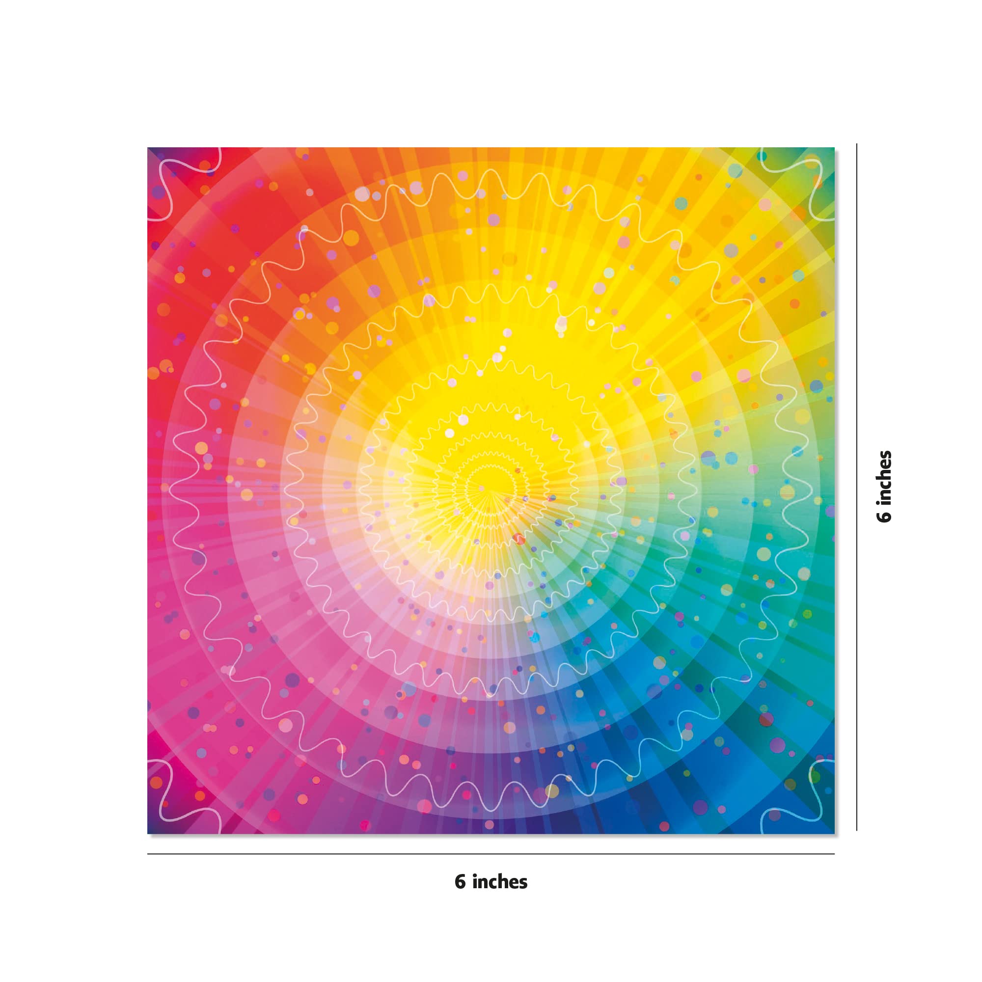 Origami Paper 100 Sheets Rainbow Patterns 6" (15 cm): Tuttle Origami Paper: Double-Sided Origami Sheets Printed with 8 Different Patterns (Instructions for 7 Projects Included) — Amazon image 3