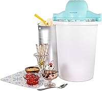 Vista 10 de Máquina para hacer helado Nostalgia Electric - Máquina de helado suave al estilo antiguo que prepara yogur congelado o gelato en minutos - Divertido