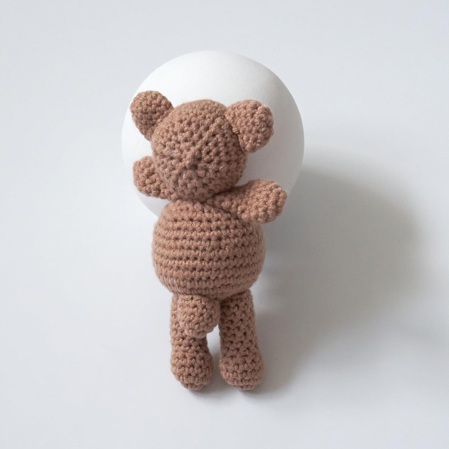 Zeroest Newborn Baby Boy Girl Photography Props Bear Hat Outfits Crochet Kint Handmade Cap Set for Newborn Photo Shoot