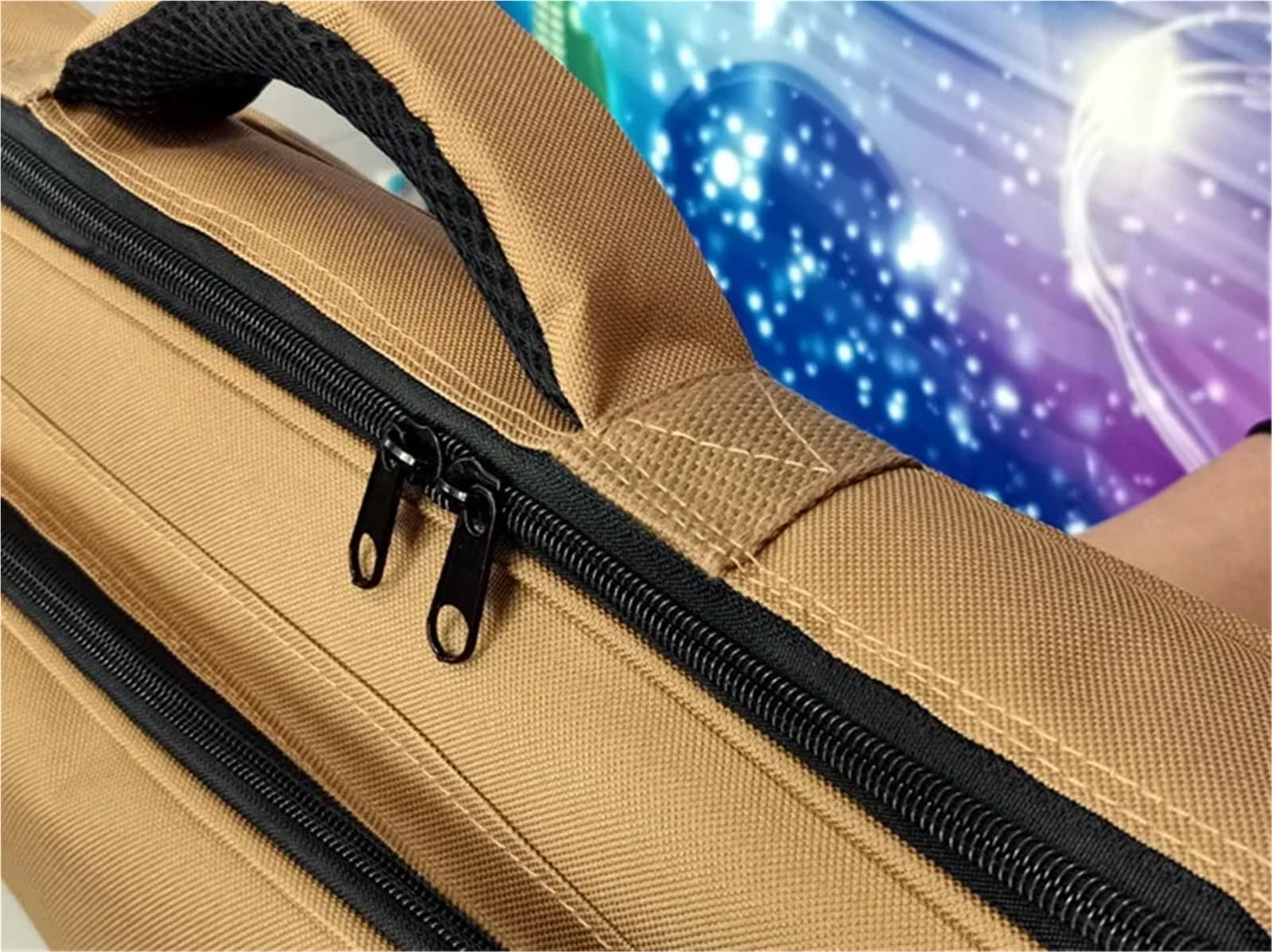 Bolsa para Teclado De Piano Funda for Teclado de 37 Teclas, Teclado portátil, Piano, Bolsa de Tela Oxford Impermeable para Piano(Brown)