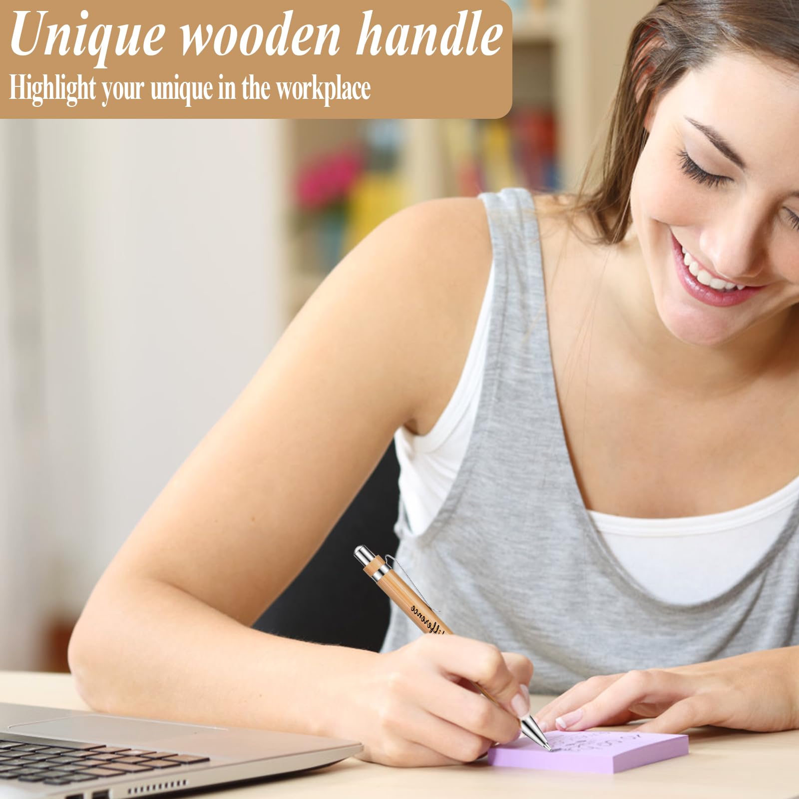 30 Stück Motivationsstifte Mit Stylus-Spitze – Inspirierende Sprüche, Schwarze Tinte, Für Büro & Alltag
