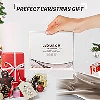 Vista 7 de Adubor Funda de almohada 100% de seda, fundas de almohada de seda de morera, 23 fibras de grado Momme 6A, funda de almohada de seda para la salud