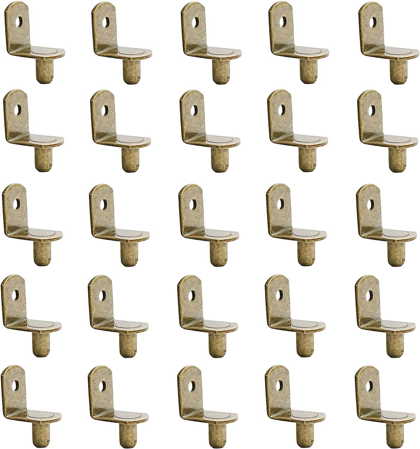 50 PCS Shelf pins, Shelf Bracket Pegs with Hole, Bracket